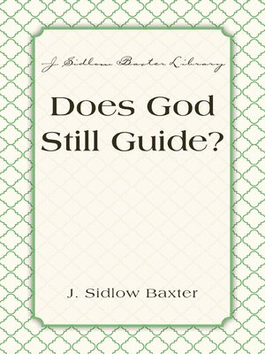 cover image of Does God Still Guide?